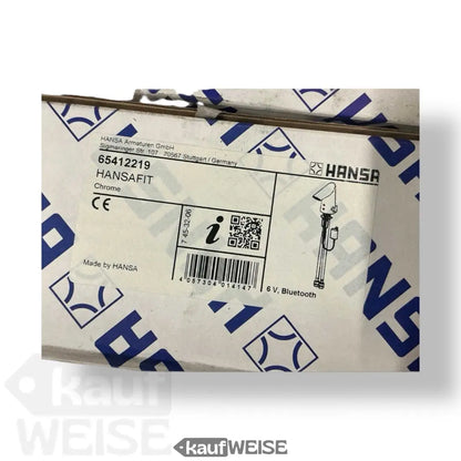 Hansafit Waschtischbatterie 6V berührungslos mit Bluetooth-Steuerung und CE-Zertifizierung