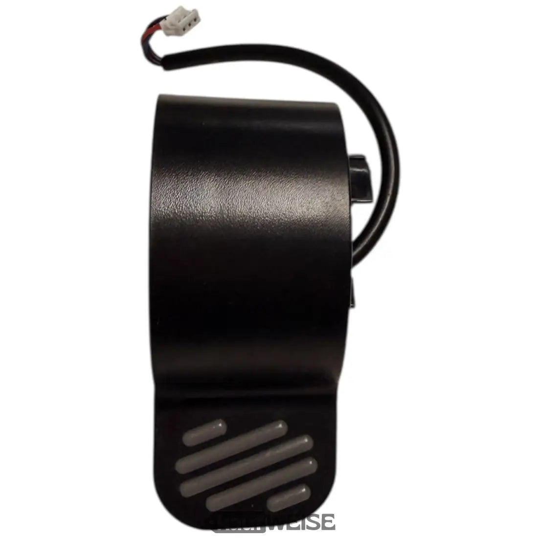 Schwarzer Ninebot Bremshebel mit transparenten Streifen und Kabel