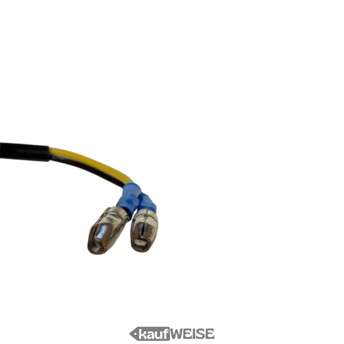 Blauer NIU Bremslichtschalter links mit Metallkontakten und Kabel für MQi Serie